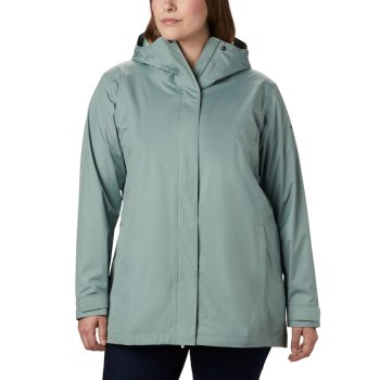 Columbia Splash A Little II Plus Size, Chamarras Verdes Claro Para Mujer | 529034-UOX